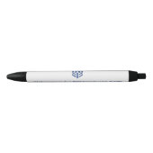 ブランドプロモーション 黒ボールペン (正面)