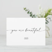 ブランドモダンは美しいサンキューカード サンキューカード (スタンド正面)