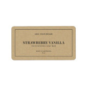 ブランドモダングレイKraft製縁ど品の追加 ラベル (正面)