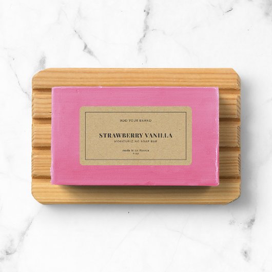 ブランドモダングレイKraft製縁ど品の追加 ラベル