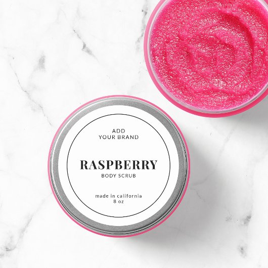 ブランドモダンブラック製品ラベル縁どの追加 ラウンドシール