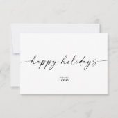 ブランドモダンホリデーカード サンキューカード (正面)