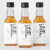 ブランドモダン名の製品ラベルの追加 リキュールボトルラベル (ボトル)