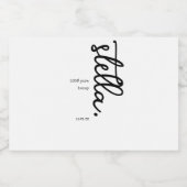 ブランドモダン名の製品ラベルの追加 リキュールボトルラベル (シングルラベル)