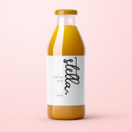 ブランドモダン名の製品ラベルの追加 リキュールボトルラベル