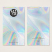 ブランドロゴのイヤリングカスタムディスプレイカードの追加 (正面&裏面)