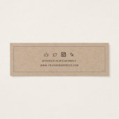 ブランドロゴのスタッドイヤリングディスプレイカードの追加 (裏面)