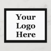 ブランドロゴはこちら会社名の電話Webサイト チラシ (正面)