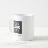 ブランドロゴをアップロード コーヒーマグカップ (正面左)
