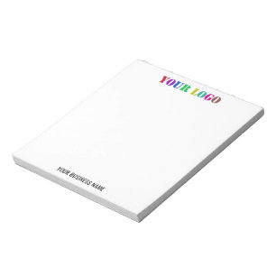 ブランドロゴテキスト ビジネスノートパッド 例 ノートパッド