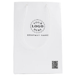 ブランドロゴ入りミディアムギフトバッグ ミディアムペーパーバッグ