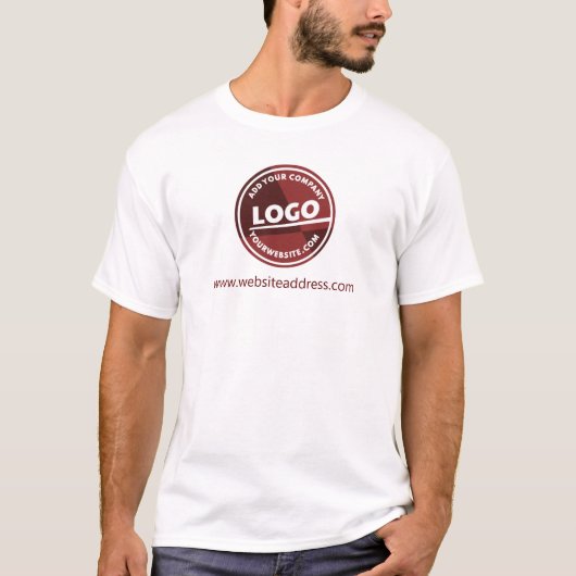 ブランドロゴ入り ビジネスオーナー プロモーション 社員用 Tシャツ (正面)