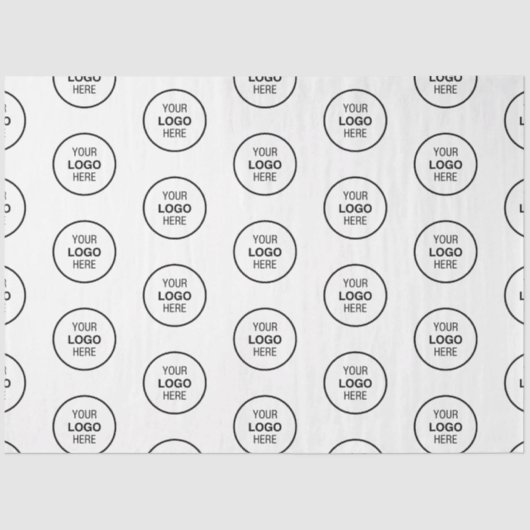 ブランドロゴ名パターモダンンエレガント 薄葉紙 (正面)