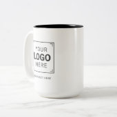 ブランドロゴ ツートーンマグカップ (正面左)