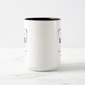 ブランドロゴ ツートーンマグカップ (中央)