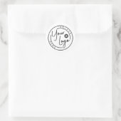 ブランドロゴ ラウンドシール (バッグ)