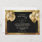 ブランドンおもしろい新年のパーティの招待状 招待状 (正面)