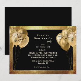 ブランドンおもしろい新年のパーティの招待状 招待状