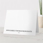 ブランドンにいこう！ ピンクキャディ  ビッグ クリスマスカード カード (裏面)