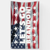 ブランドンに行こう!フォント1ビニールバナー 横断幕 (縦)