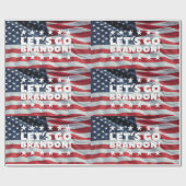 ブランドンに行こう!【フォント1】贈答用包装紙 ラッピングペーパー (フラット)