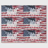 ブランドンに行こう！フォント2ギフト包装紙 ラッピングペーパー (フラット)