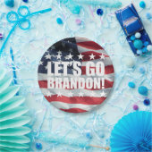 ブランドンに行こう!フォント2紙プレート ペーパープレート (パーティー)