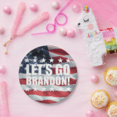 ブランドンに行こう!フォント2紙プレート ペーパープレート (パーティー)