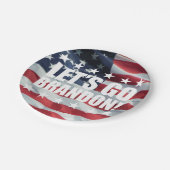 ブランドンに行こう!フォント2紙プレート ペーパープレート (アングル)