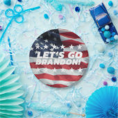 ブランドンに行こう！フォント5紙プレート ペーパープレート (パーティー)