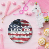 ブランドンに行こう！フォント5紙プレート ペーパープレート (パーティー)