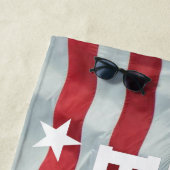 ブランドンに行こう！フォント6ビーチタオル ビーチタオル (インサイチュ)