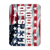 ブランドンに行こう!フォント6フレキシブルフォトマグネット マグネット (縦)