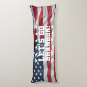 ブランドンに行こう！フォント6抱き枕 ボディピロー (裏面 (縦))