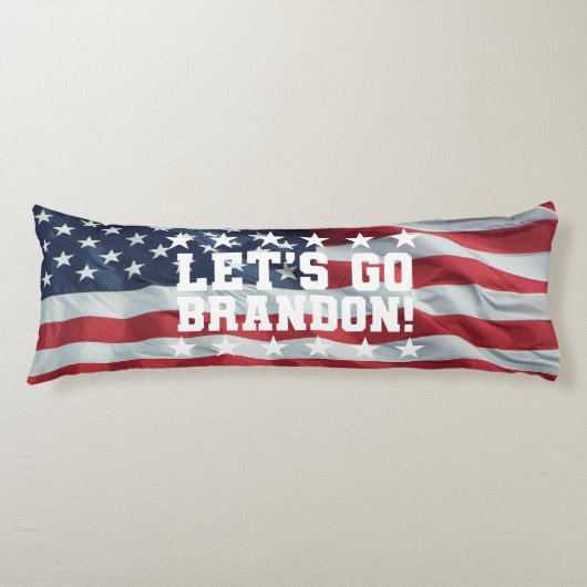 ブランドンに行こう！フォント6抱き枕 ボディピロー (正面)