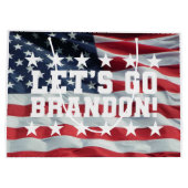 ブランドンに行こう！フォント6抱き枕 ラージペーパーバッグ (裏面)