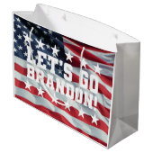 ブランドンに行こう！フォント6抱き枕 ラージペーパーバッグ (裏面アングル)