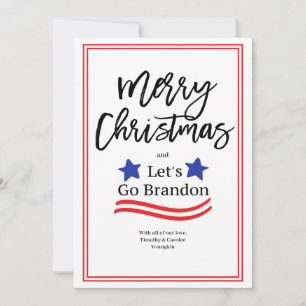 ブランドンのクリスマスカードに行こう サンキューカード
