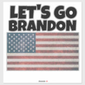 ブランドンの大きなダイカットスタイルデカール シール (シート)