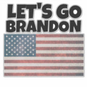 ブランドンの大きなダイカットスタイルデカール シール (正面)