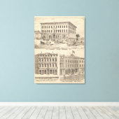 ブランドンのWCシモンドズブロック キャンバスプリント (インサイチュ (ウッドフロア))