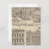 ブランドンのWCシモンドズブロック ポストカード (正面/裏面)