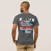 ブランドンアメリカのTシャツを最初に行こう Tシャツ (裏面フル)