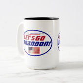 ブランドンカーマグネット行こう ツートーンマグカップ (正面左)