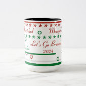 ブランドンクリスマスに行こう ツートーンマグカップ (中央)