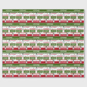 ブランドンクリスマスに行こう ラッピングペーパー (フラット)