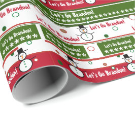 ブランドンクリスマスに行こう ラッピングペーパー