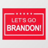 ブランドンクリスマスウおもしろいィンドウにしがみつく ウィンドウサイン (シート)