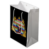 ブランドンクリスマストランプスノーフレークホリデー ミディアムペーパーバッグ (正面アングル)