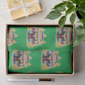 ブランドンクリスマストランプスノーフレークホリデー 薄葉紙 (ギフト)